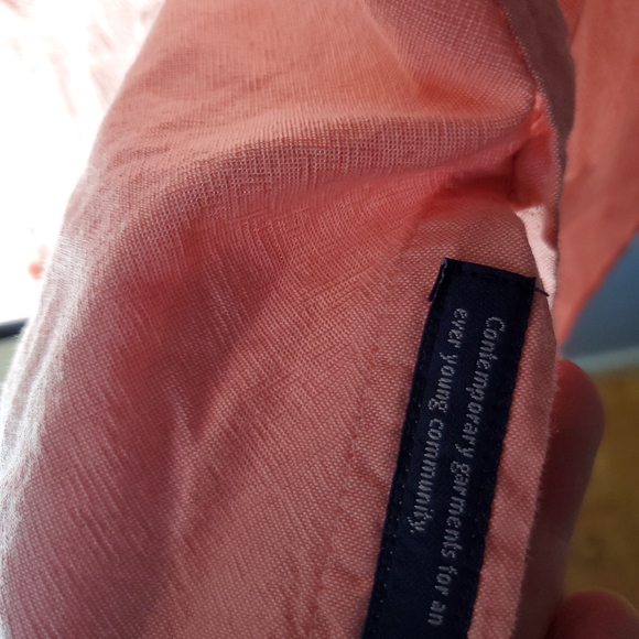 Pull & Bear Pink Button Shirt Made In Spain Men Size M - Picture 2 of 3